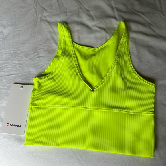 NWT Lululemon neon top - Picture 3 of 4